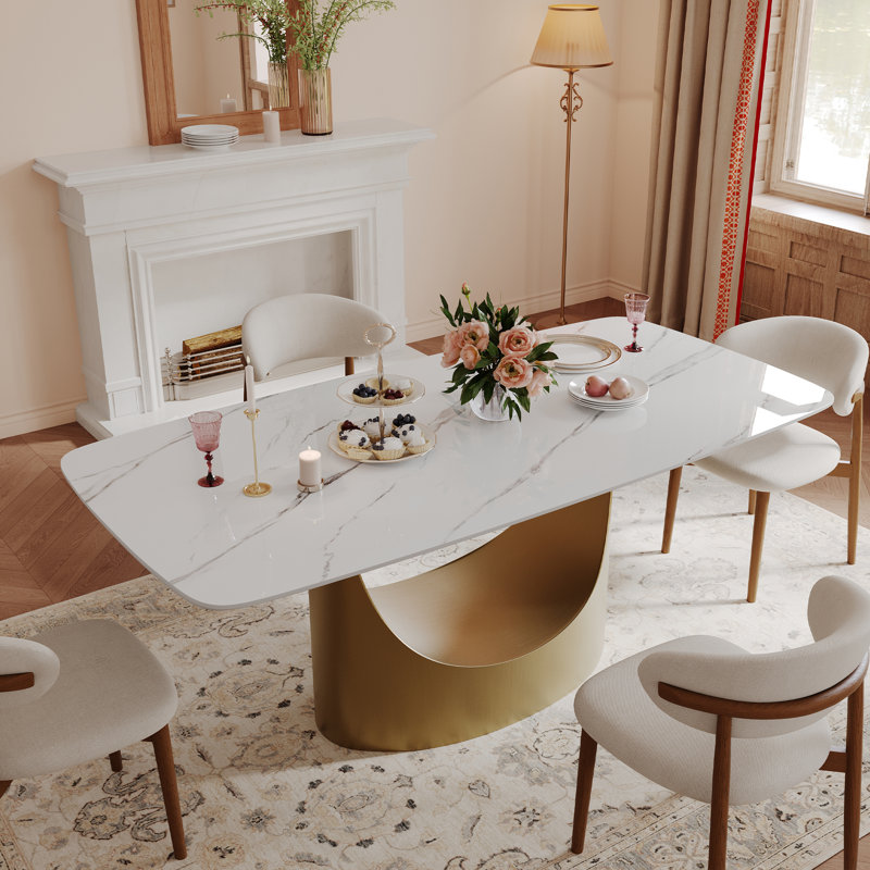 Everly Quinn Modern Extend 94.5" Dining Table | Wayfair